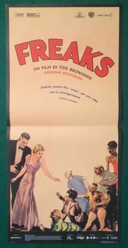 Locandina originale freaks - aa,