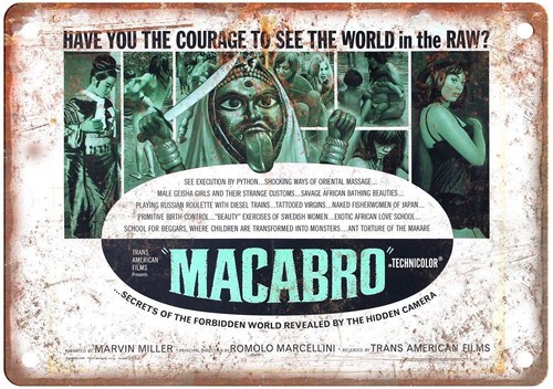 Macabro poster film - , vintage