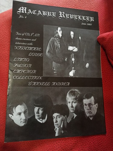 Black metal fanzine vintage - fanzine,